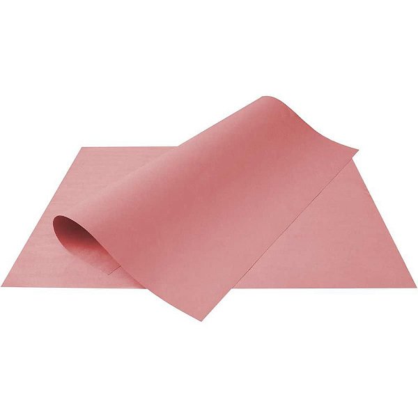 Papel Cartolina Rosa Escolar 50X66CM 140G PCT.C/100