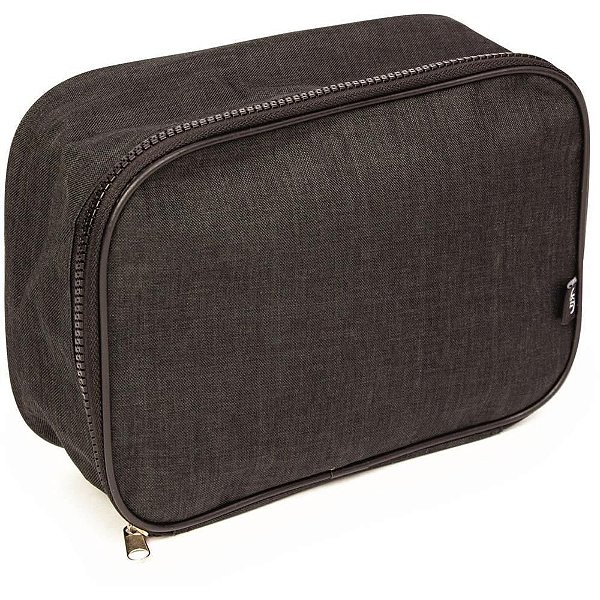 Estojo Tecido Juvenil 1ZIP.PRETO