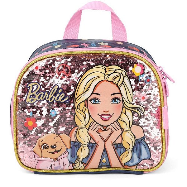 Lancheira Térmica Barbie MAO/COSTA Azul