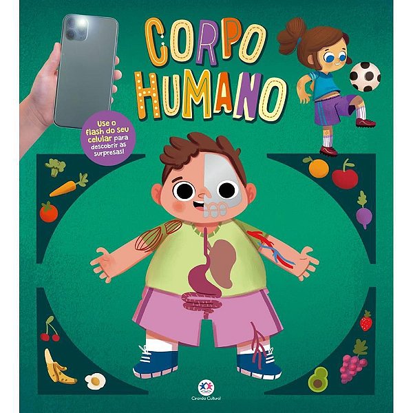 Livro Ensino Corpo Humano 32PGS 24X26,5CM