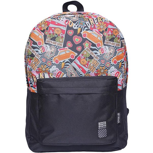 Mochila Festivais Grande Basic - 43X30X22CM, Cores Sortidas