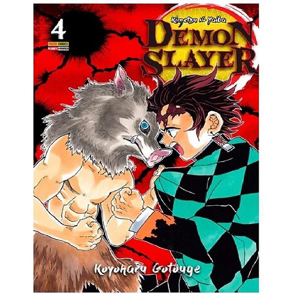 Livro Mangá Demon Slayer - Kimetsu N N.04