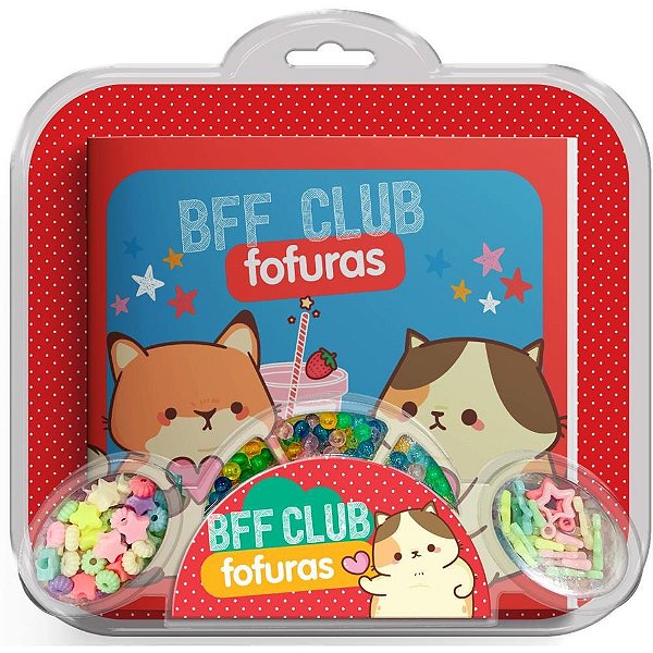 Livro Brinquedo Ilustrado BFF Fofurinhas com Miçangas