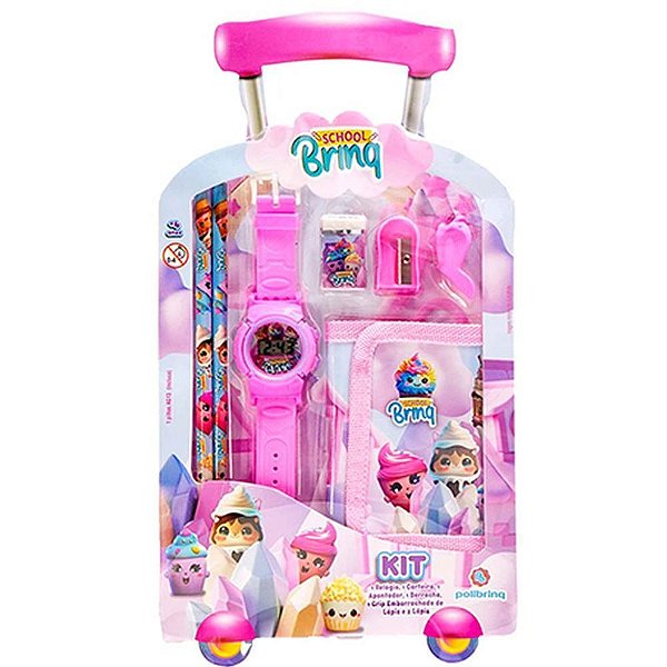 Kit Escolar Maleta RS/LL com 6 Peças