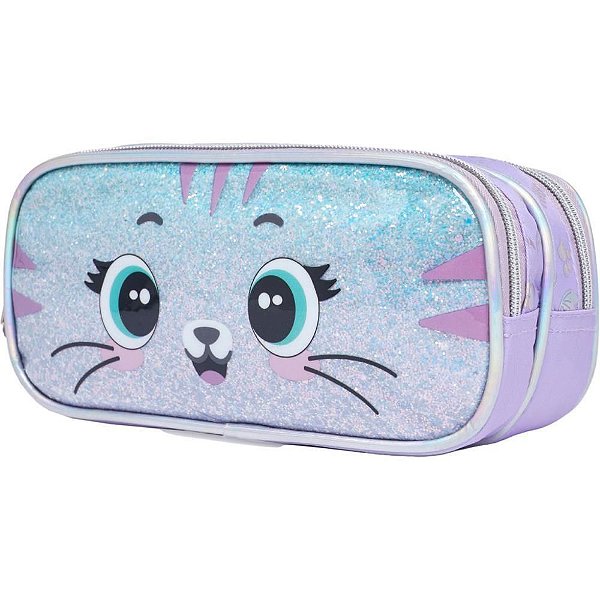 Estojo PVC PACK ME CAT Duplo
