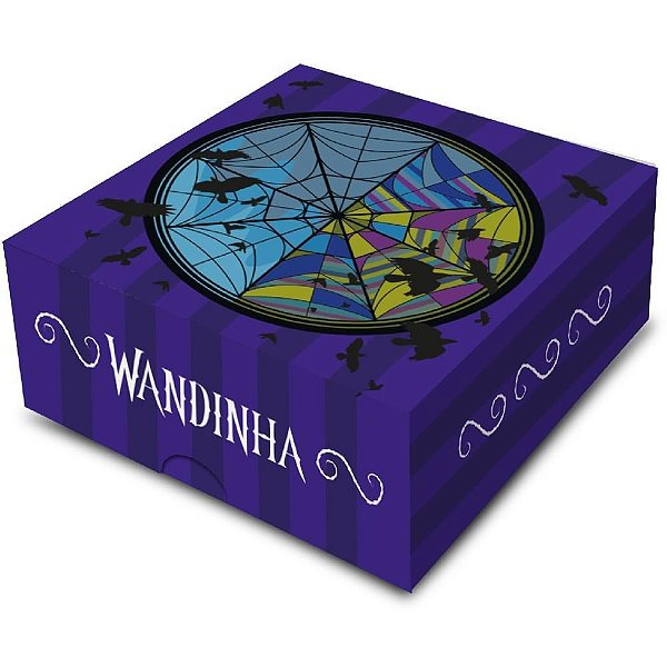 Embalagem para Doces Wandinha P/ 4 Doces PCT com 06