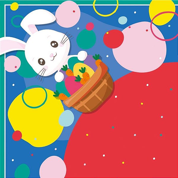 Embalagem para OVO de Páscoa 39X39CM Divertidamente Vermelha – Pacote com 25