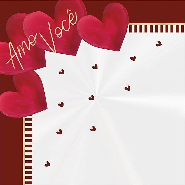 Embalagem P/OVO de Páscoa 37,5X37,5CM Todo AMOR PCT com 25