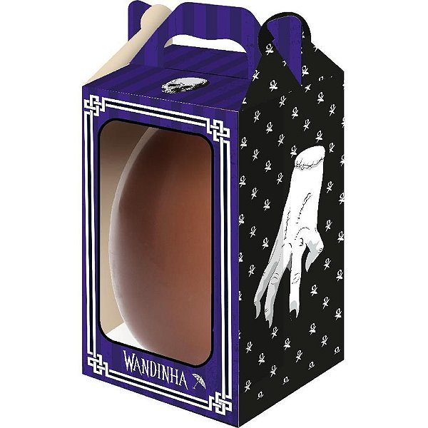 Caixa P/OVO de Páscoa Wandinha P/OVO Vertical PCT com 03