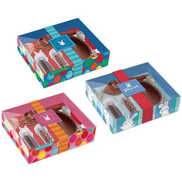 Caixa P/OVO de Páscoa KIT Confeiteiro 100G SORT
