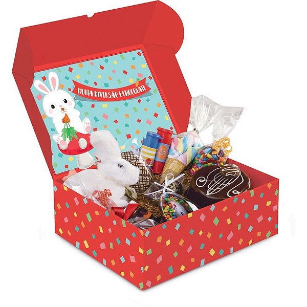 Caixa OVO de Páscoa Cesta NA Caixa Docura 27X19X9C PCT C/ 10