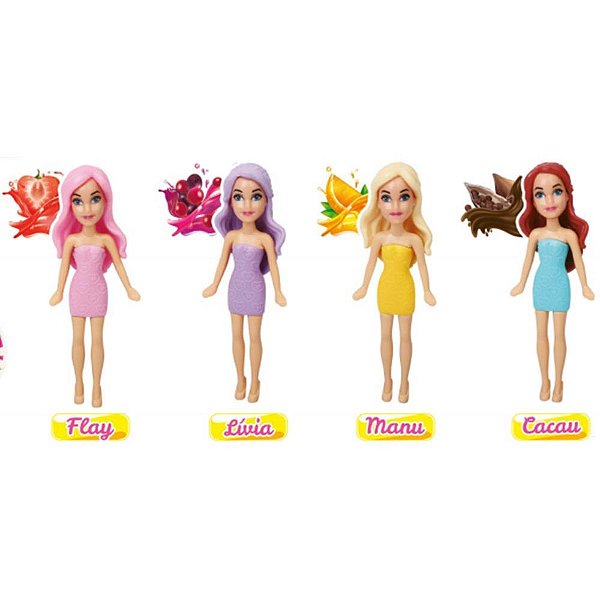 Boneca Turma da Manu C/CARRO e Acesso
