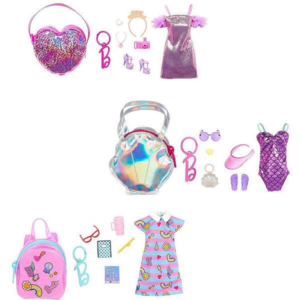 Barbie Fashion Premium Fashion BAG com Acessórios