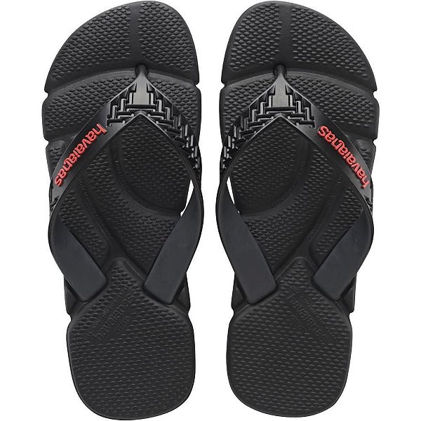 Chinelo Havaianas Masculino Power 2.0 43/44 Preto