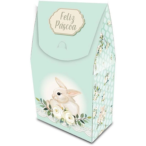 Embalagem para Doces Páscoa Romantic 9X5X15CM PCT com 06