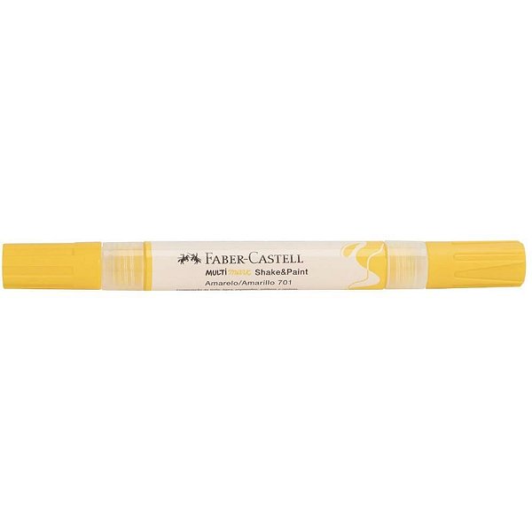 Pincel Marcador Artesanato Multimark S/P Amarelo com 6