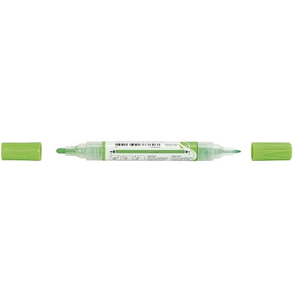 Pincel Marcador para Artesanato Multimark Verde - Pacote com 6 Unidades