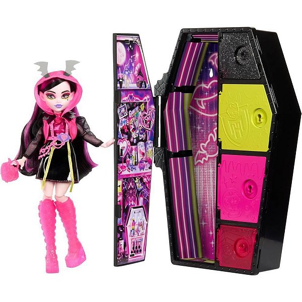 Monster HIGH Skulltimate Secrets 3 Draculaura Neon FRIGHTS