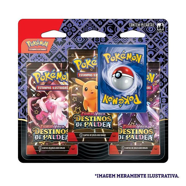 Jogo de Cartas Pokemon EV 4.5 Blister Triplo