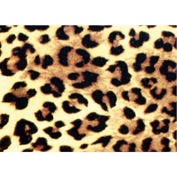 Papel de Parede Plástico Adesivo 45CM X 10M Estampa ONÇA