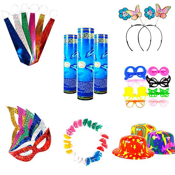 Kit Festa 344 Itens Adereços Festa Casamento 200 Pessoas