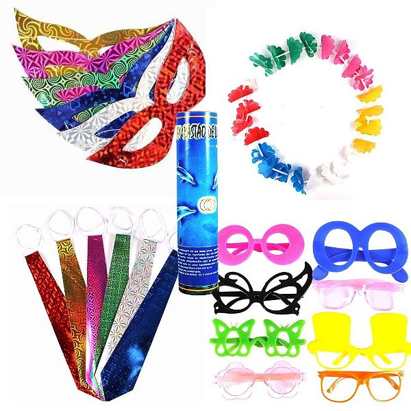 Kit Adereços Festa Debutante 15 Anos 240 Itens 100Convidados