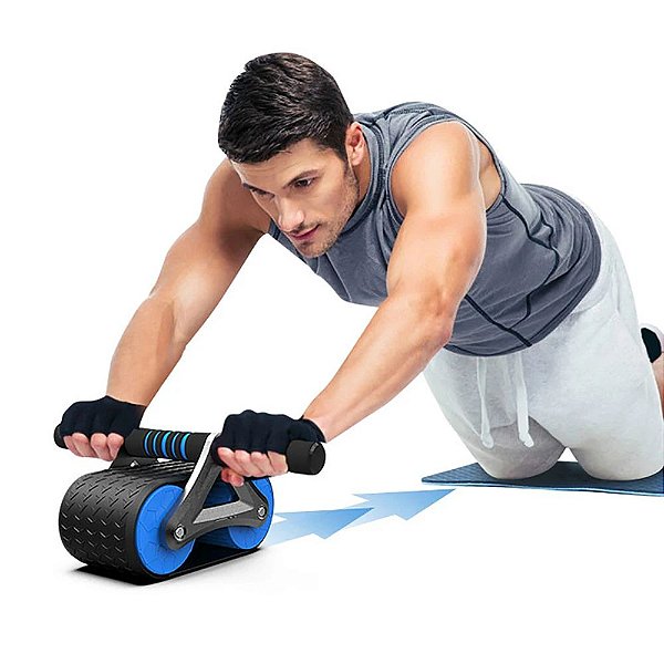 Rodas duplas para exercícios abdominais