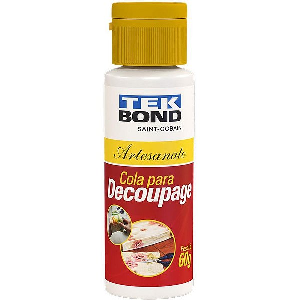 Cola para Decoupage Artesanato 60G Caixa com 6 Unidades