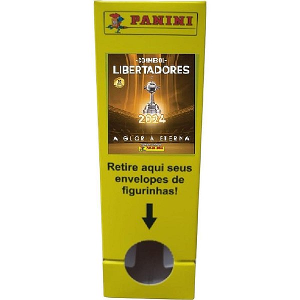 Figurinhas Libertadores 2024 - Dispenser com 100 Envelopes