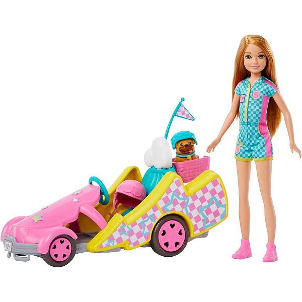 Barbie Family Stacie AO Resgate GO-KART