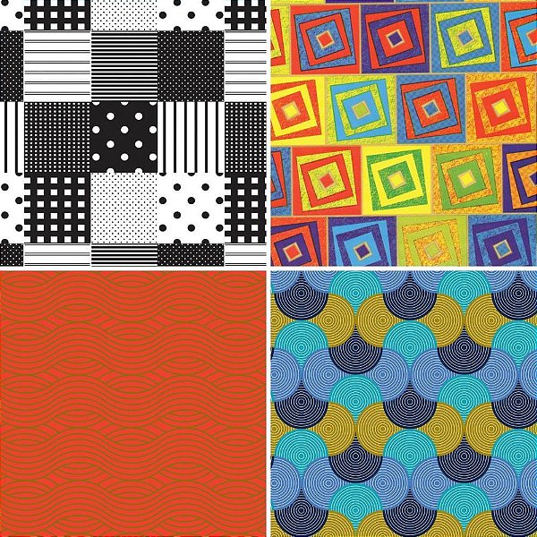 Papel Presente 50X60CM Couchê Fantasia Masculino I 4 MOD. (sortido) - Pacote com 40