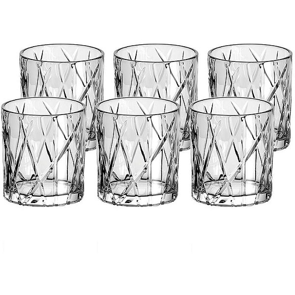 Copo de Vidro Santorini 315ML - Conjunto com 6 Peças
