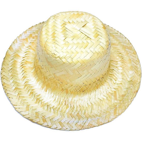 Chapéu Junino Boneca Frisada Pequeno Pacote com 12