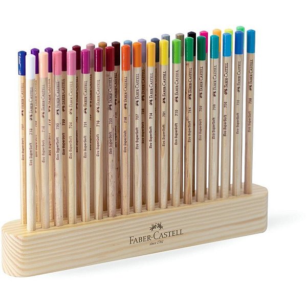 Lápis de COR Redondo Supersoft 36 Cores Natural ED.