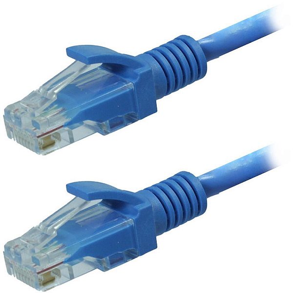 Cabo de Rede PATCH CORD CAT5E UTP 5M Azul