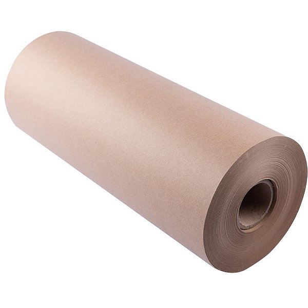 Papel KRAFT Bobina 60CM X 140M 80G com Brilho  1