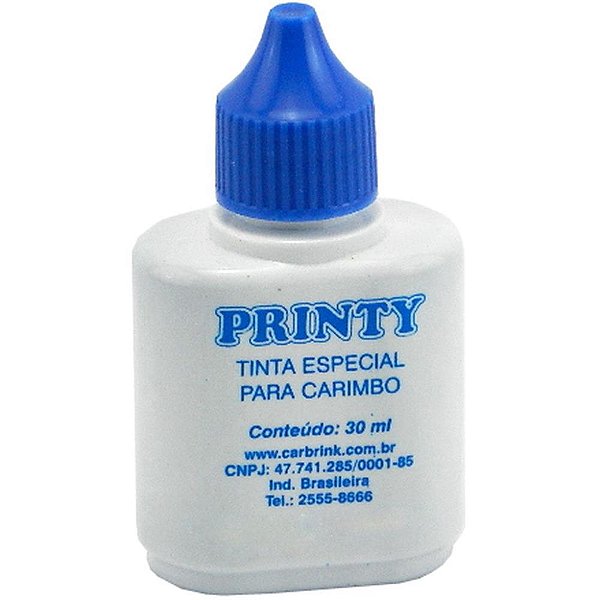 Tinta para Carimbo Automático 30ML Azul