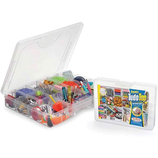 Organizador Caixa com Divisórias Móvel 36X27X6CM
