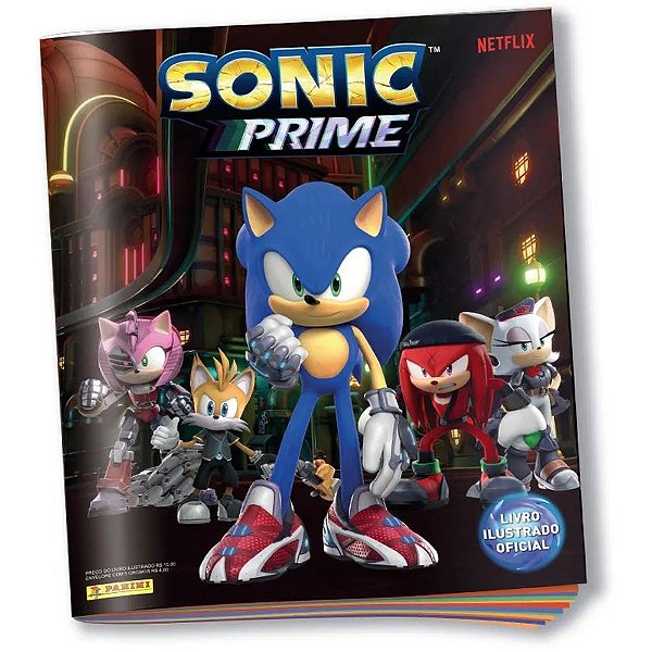 álbum de Figurinhas Sônic Prime (netflix) Brochura