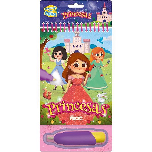 Livro Aquabook Princesa 24X14CM - 10 Páginas