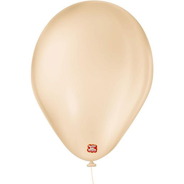 Balão Imperial N.070 Bege - Pacote com 50