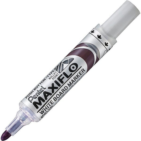 Pincel Quadro Branco Maxiflo Violeta 6.0MM - Caixa com 12