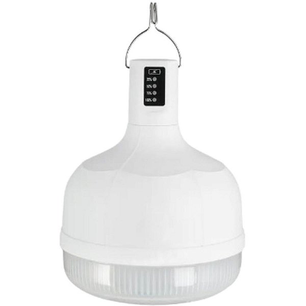 Lâmpada LED Recarregável 38W com Bateria 4000MAH e Função Emergência