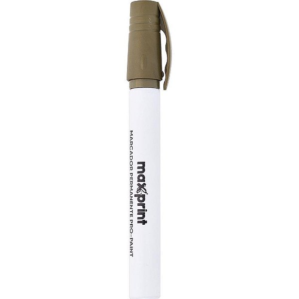 Pincel Marcador Permanente Propaint Ponta Redonda 2.0MM Dourado