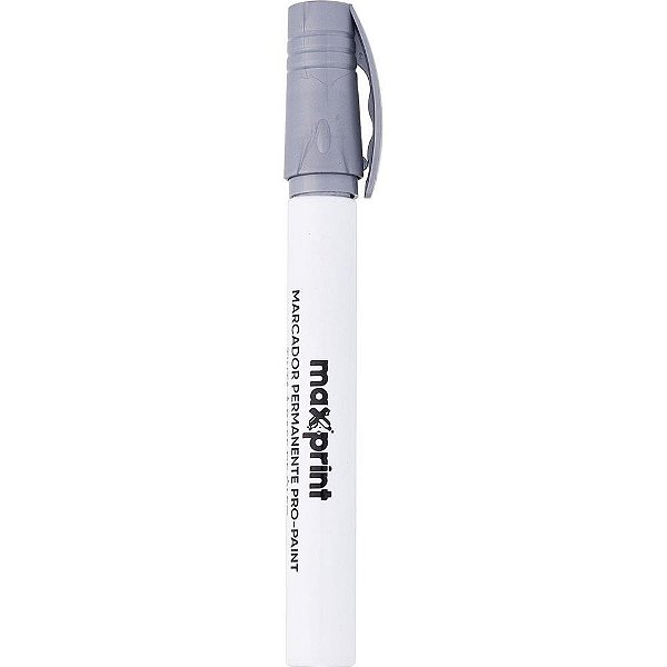 Pincel Marcador Permanente Propaint Ponta Redonda 2.0MM Prata