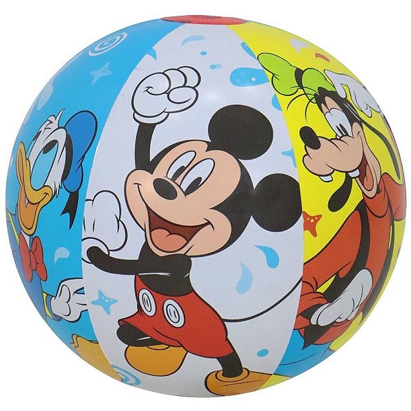 Acessório para Piscina e Praia - Bola de Praia Mickey 51CM