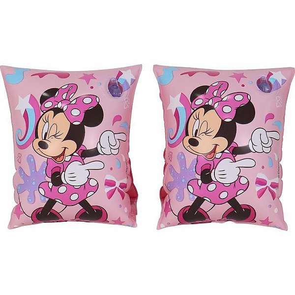 Bóia de Braço Minnie 25X15CM com Duas Câmaras de AR