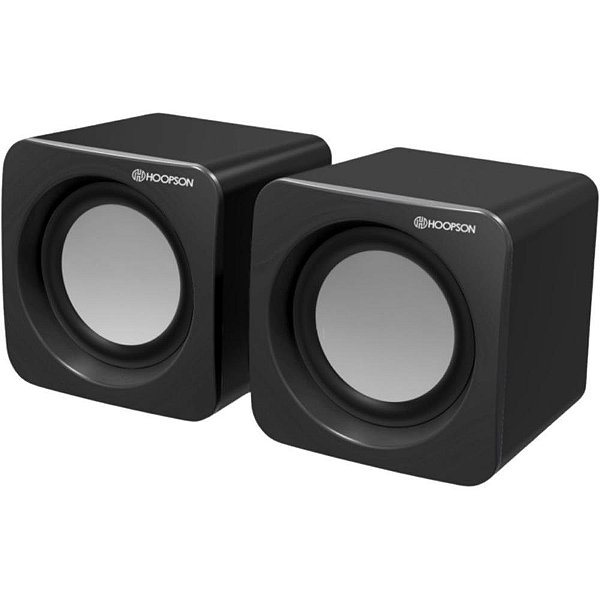 Caixa de Som para Computador 5W Conexão P2/USB Preta
