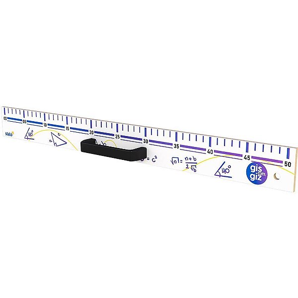 Régua de Madeira Neo MDF UV 50CM - Stalo (pacote com 04)