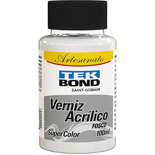 Produto para Artesanato Verniz Acrílico Fosco 100ML - Caixa com 06 Unidades